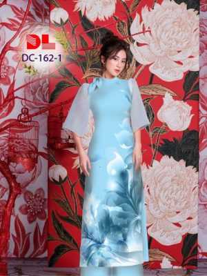 Vải Áo Dài Hoa In 3D AD DC162 30